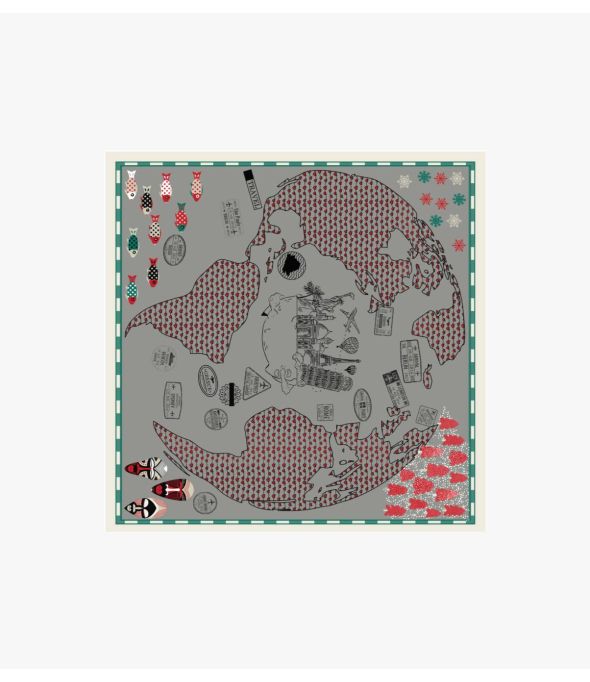 TERA Großes Wollquadrat für Damen 140 x 140 CM - - Storiatipic