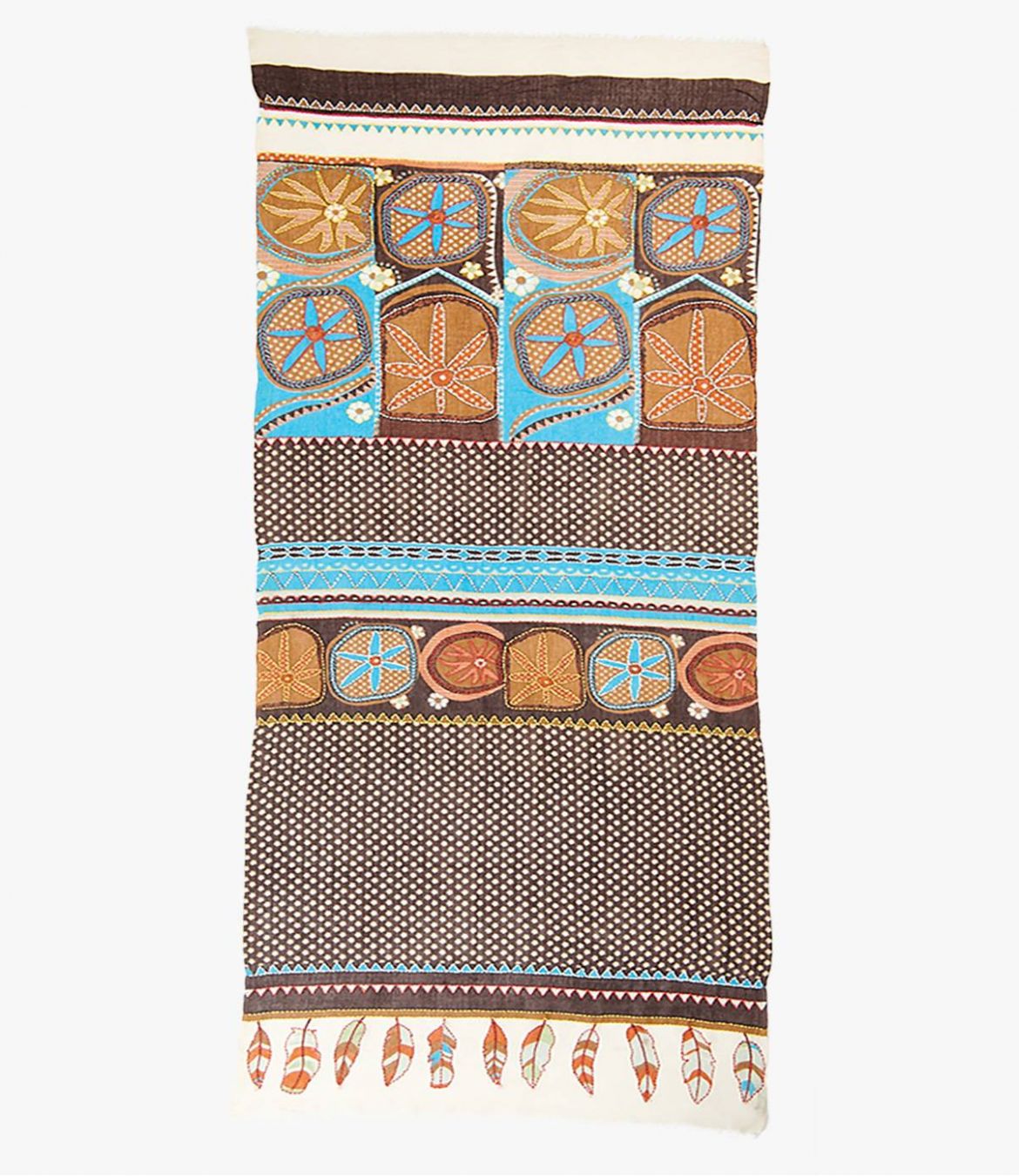 BELLE Women's Wool Scarf 70 x 190 CM Storiatipic - 2