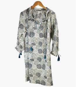 BESS ECLAT Cotton Dress for Women Storiatipic - 2