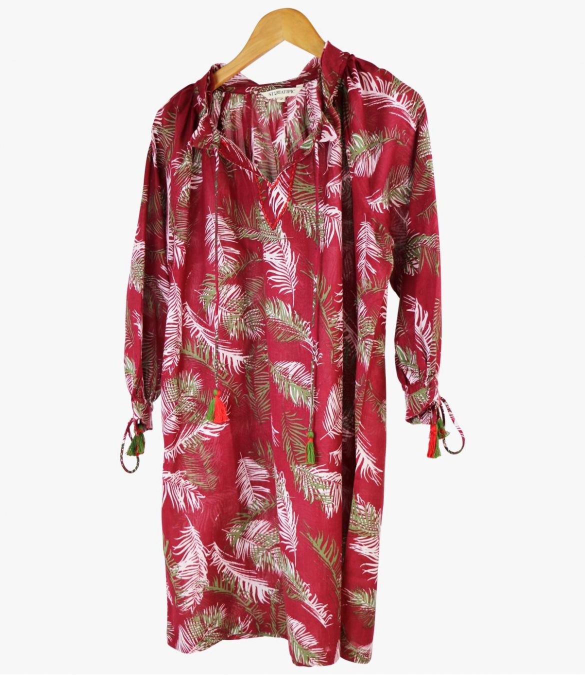 BESS PALOMA Cotton Dress for Women Storiatipic - 2