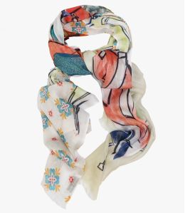 DOLCE Modal scarf, Women's Silk 100 x 200 CM Storiatipic - 1