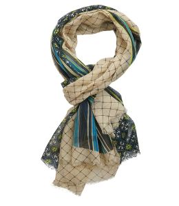 ORPHEE Foulard en Coton, Soie pour Homme 80x200 cm Storiatipic - 1 ORPHEE Foulard en Coton, Soie pour Homme 80x200 cm Storiatipic - 1