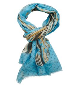 ORPHEE Cotton scarf, Men's Silk 80x200 cm Storiatipic - 2