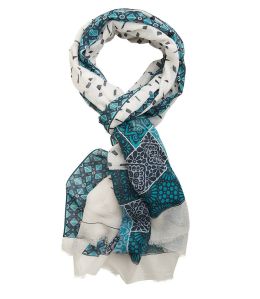 HERCULE Foulard en Coton pour Homme 80x200 cm Storiatipic - 1