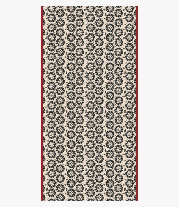 CHLOÉ Dames sjaal van wol, katoen en nylon 100 x 200 cm - - Storiatipic