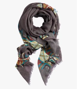 CORIE Sciarpa da donna in lana, nylon 100 x 190 CM - - Storiatipic