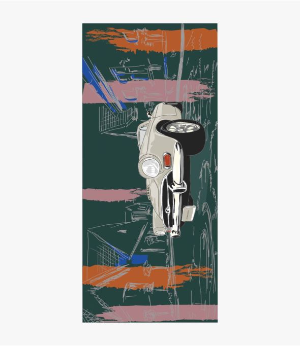 Bufanda de lana para hombre DARIO 90 x 200 CM - - Storiatipic